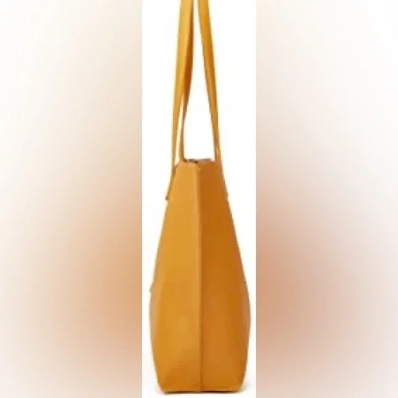 MANGOO SOFT FAUX LEATHER TOTE SHOULDER BAG - Picture 2 of 6